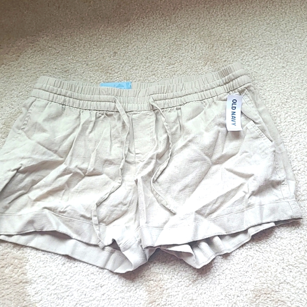 Linen shorts